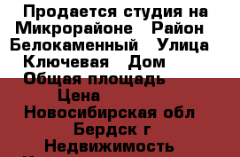 Продается студия на Микрорайоне › Район ­ Белокаменный › Улица ­ Ключевая › Дом ­ 53 › Общая площадь ­ 22 › Цена ­ 980 000 - Новосибирская обл., Бердск г. Недвижимость » Квартиры продажа   